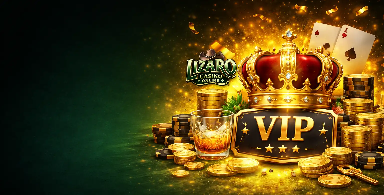 Programme VIP Lizaro casino avec couronne et récompenses